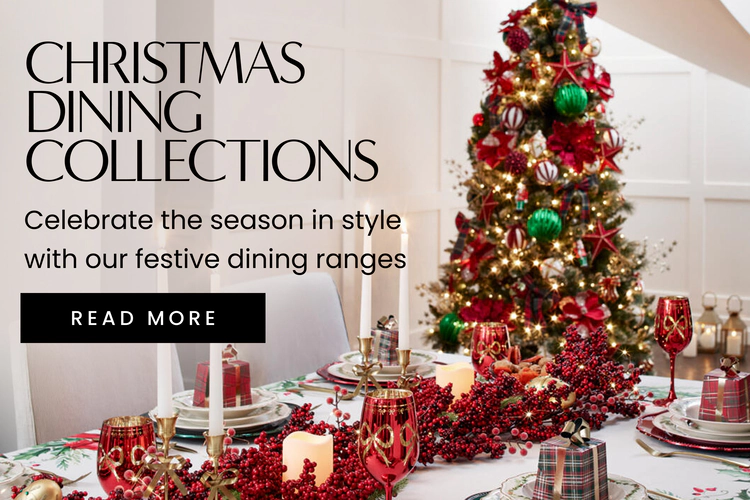 Christmas Dining Collections. Celebrate the season in style with out festive dining ranges. Click here to shop Now.