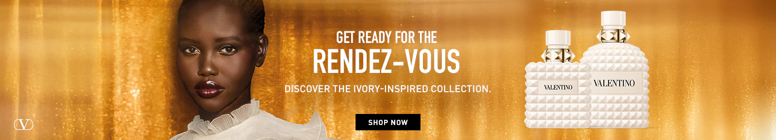 Valentino discover ivory inspired collection. Get read for Rendez-Vous.