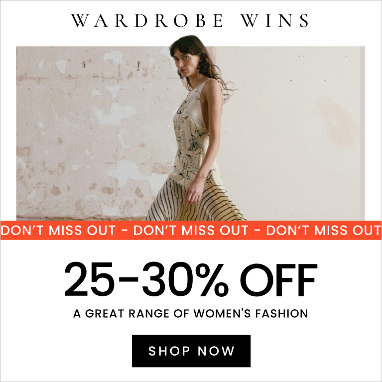 25% OFF A GREAT RANGE OF WOMEN'S FASHION