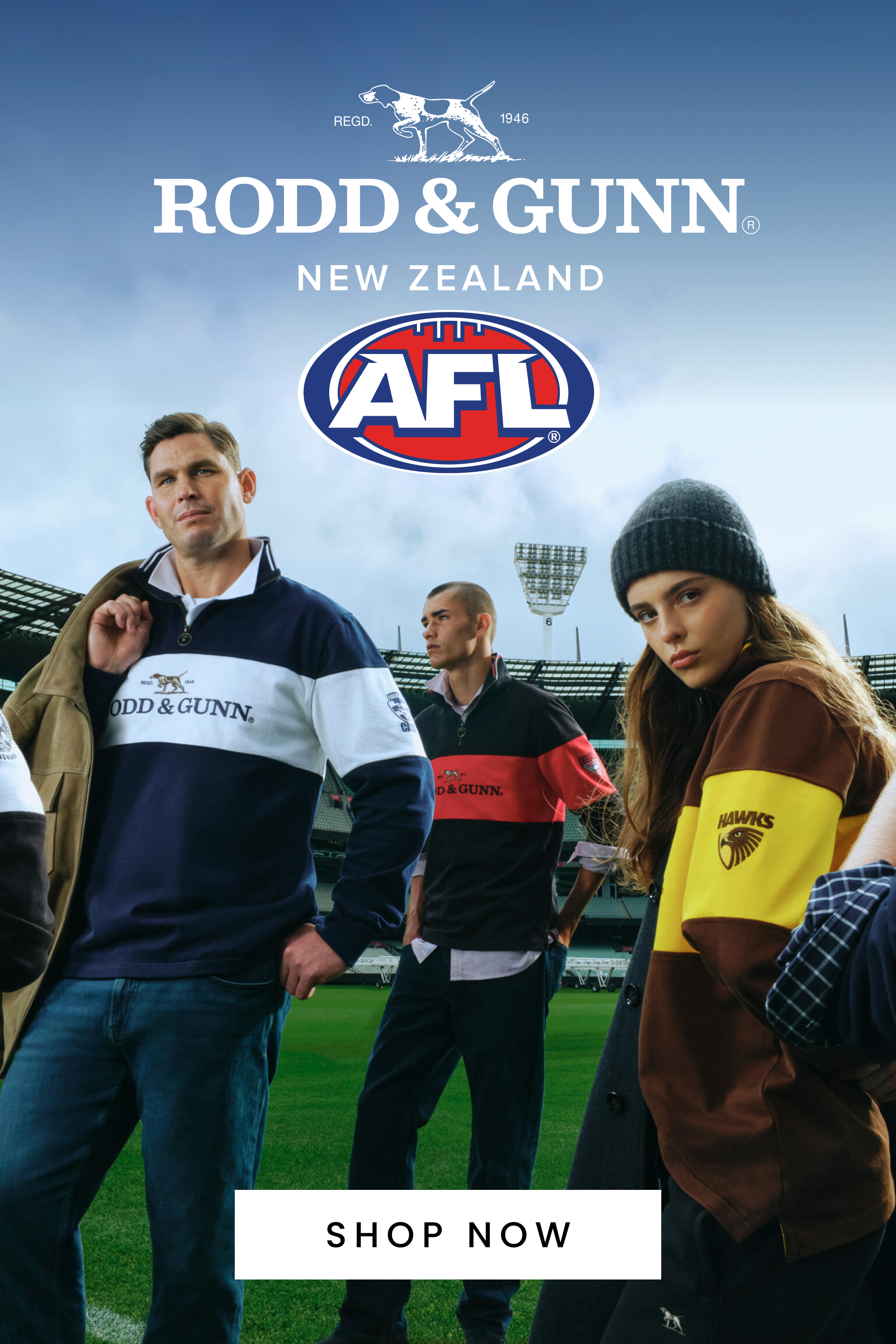 AFL Rodd & Gunn. Shop Now