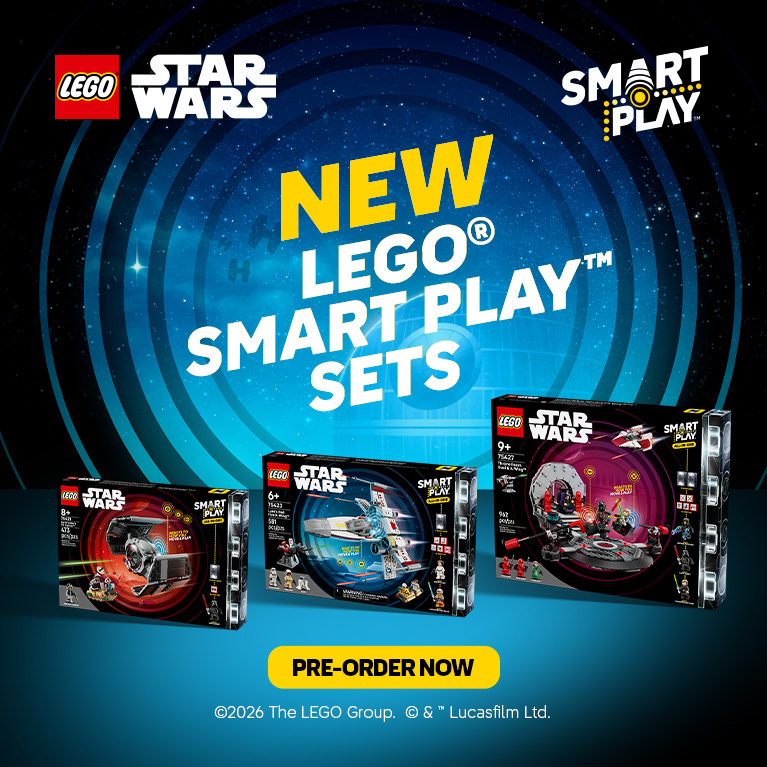 LEGO Star Wars. New Lego Smart Play Sets. Pre-Order Now.