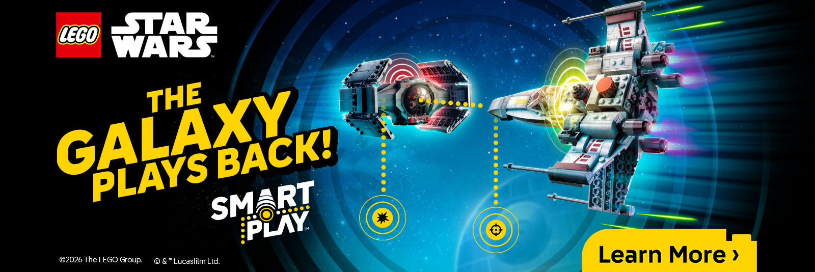 LEGO Star Wars Smart Play. The Galaxy plays back!