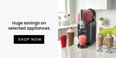 Huge savings on selected appliances. Click here to shop now.