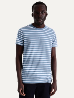 Opus T-Shirt white-natural white striped pattern casual look Fashion Shirts T-Shirts 