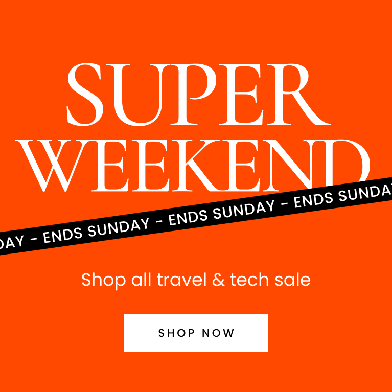 Super weekend. Shop all Travel & Tech sale. Shop now.