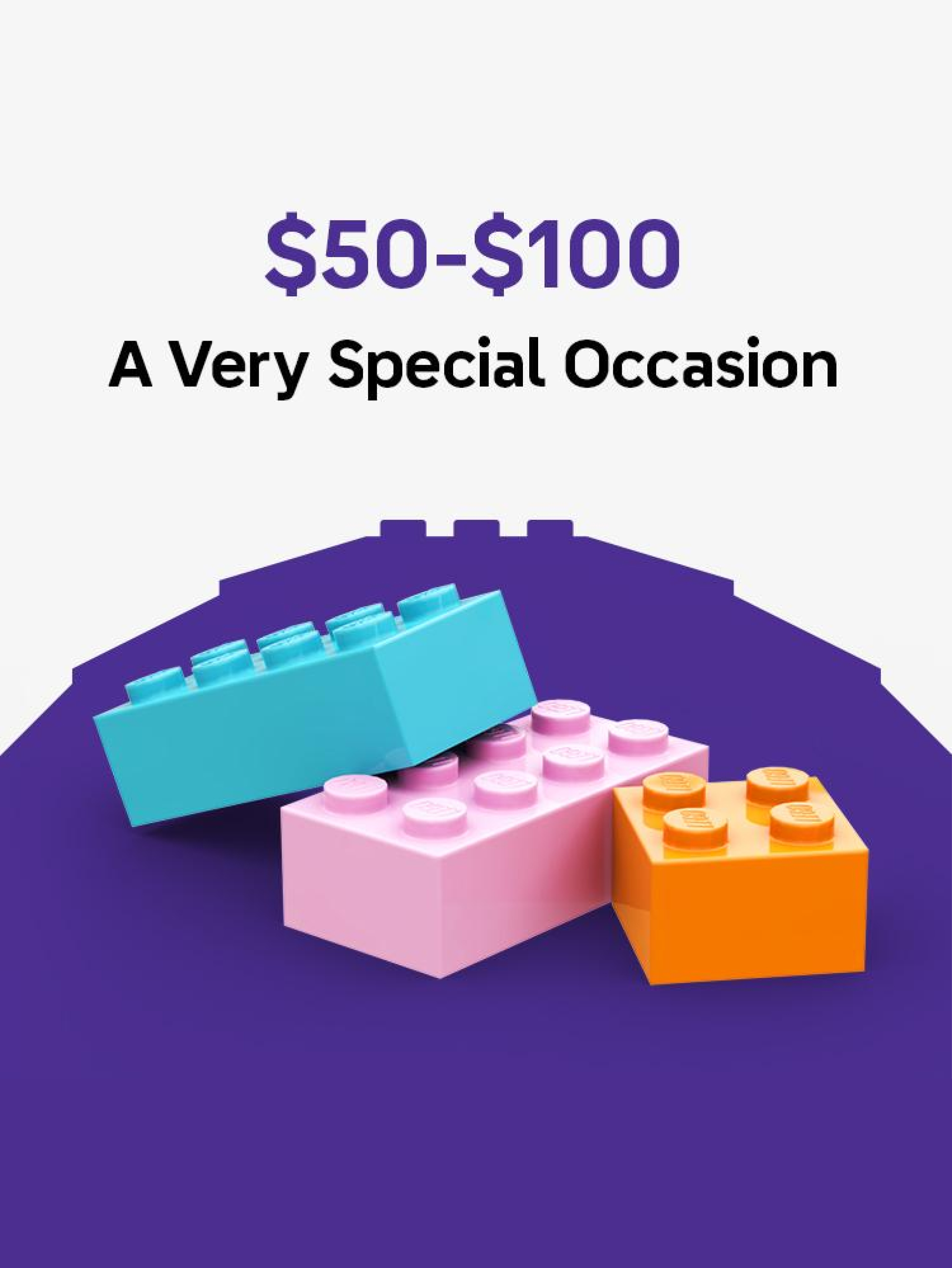 $50-$100. A Very Special Occasion.