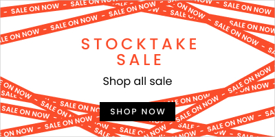 Shop the stocktake sale. Click here to shop now.