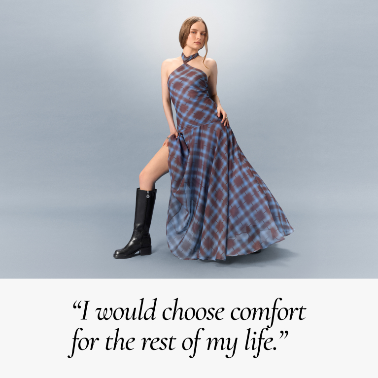 "I would choose comfort for the rest of my life"