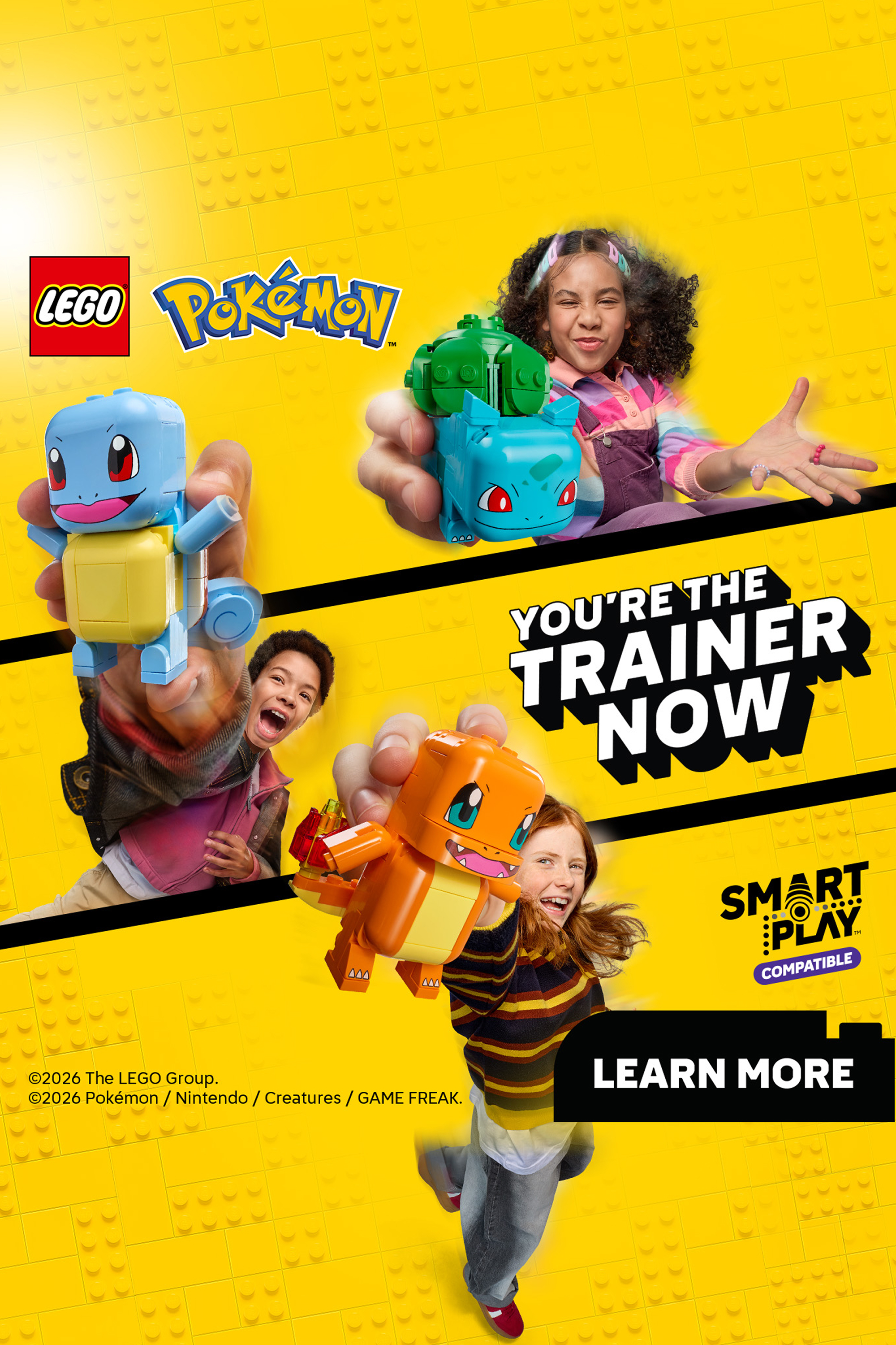 Lego Pokemon. Smart Play. You're the Trainer Now. Learn More.