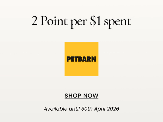 2 Points per $1 spent
SHOP NOW
Available until 30th April 2026