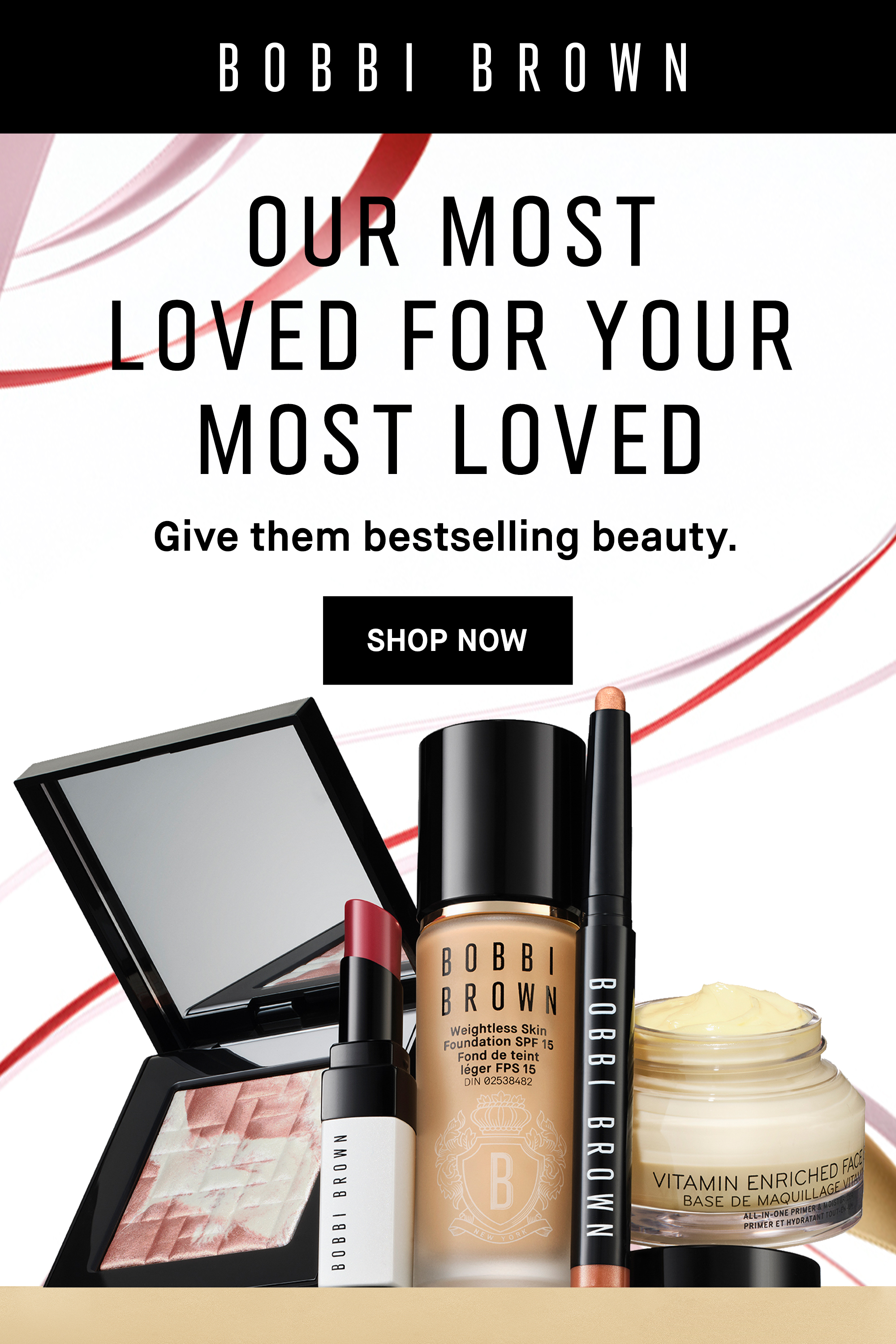 Our most loved for your most loved. Give them bestselling beauty. Click to shop now.