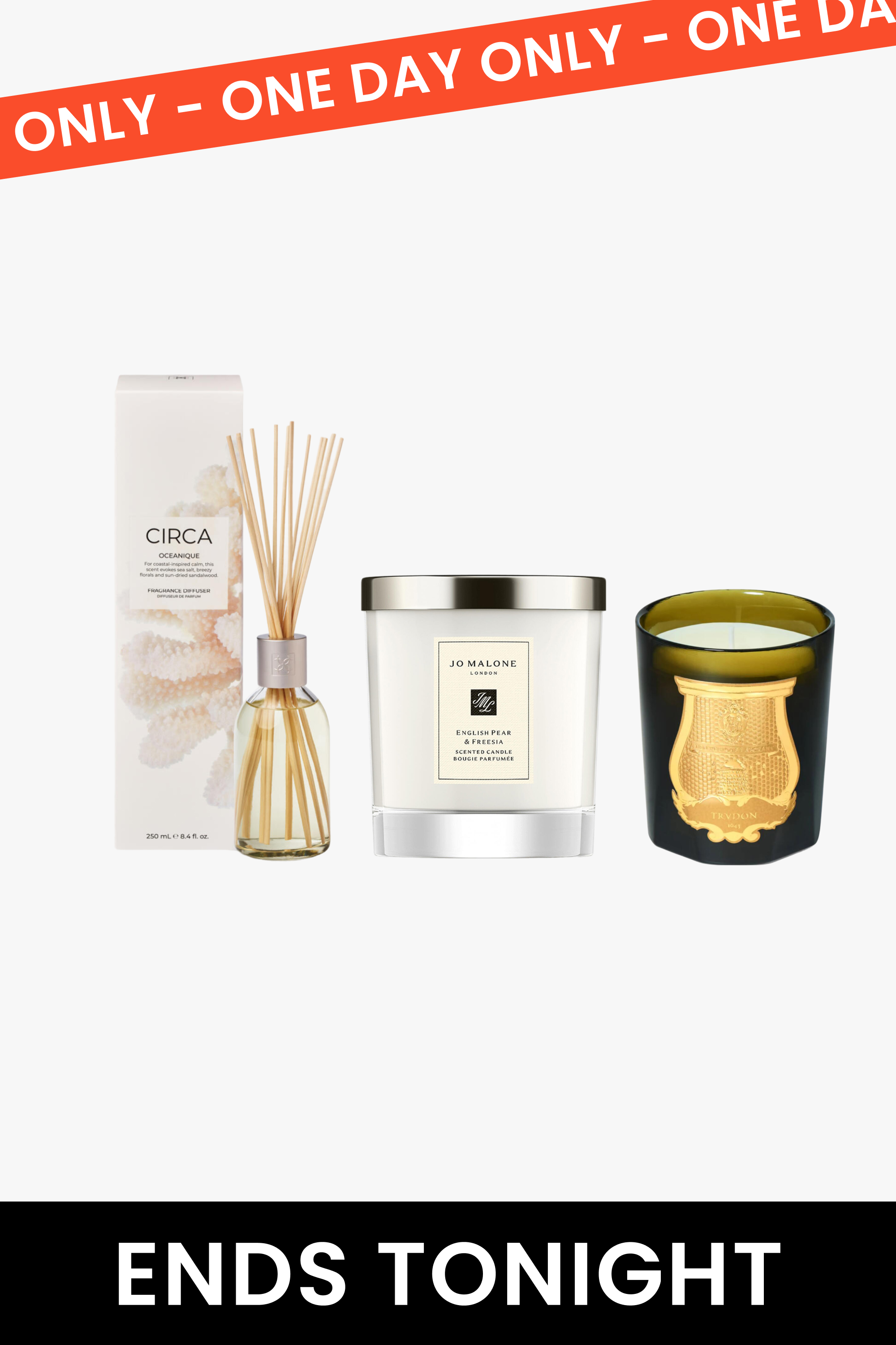 One day only. Ends tonight.