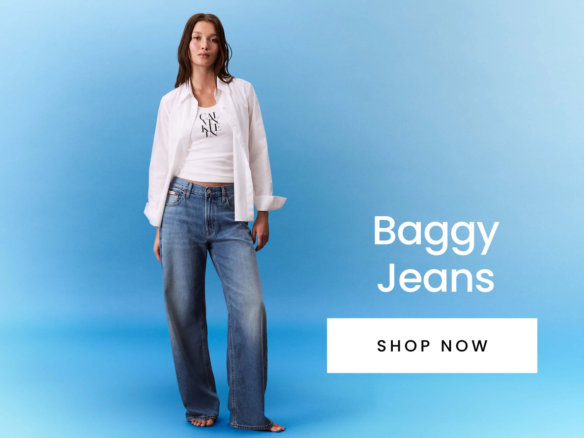 Women's baggy denim jeans. Shop now.
