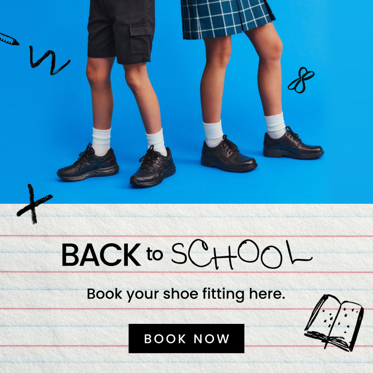 Ready, set...  school! Book your shoe fitting here.