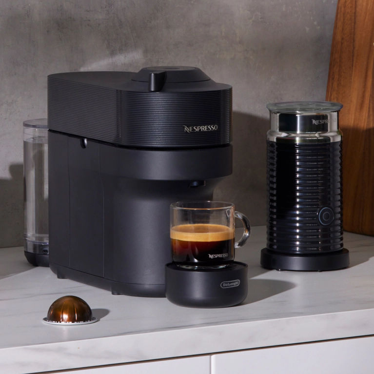 Click here to shop the Nespresso De-Longhi Vertuo Pop