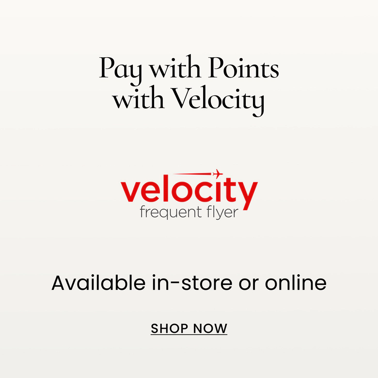 pay with points with Velocity. Available in-store or online. Shop now