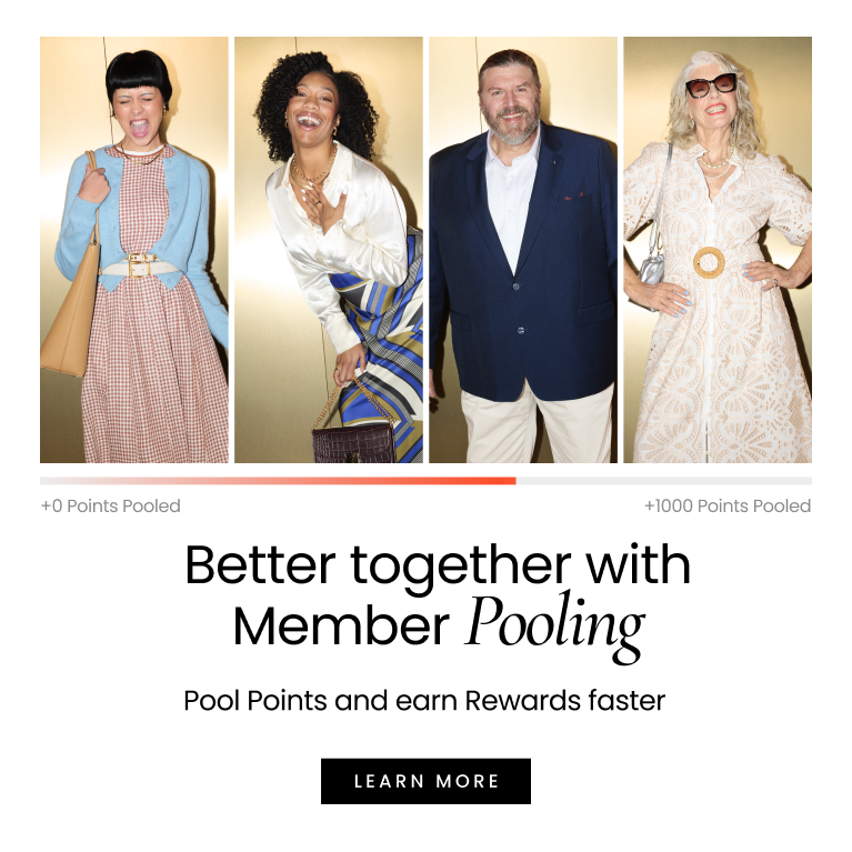 Better together with Member Pooling. Pool Points and earn Rewards faster.