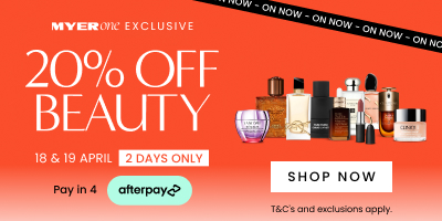 20% off beauty on now!