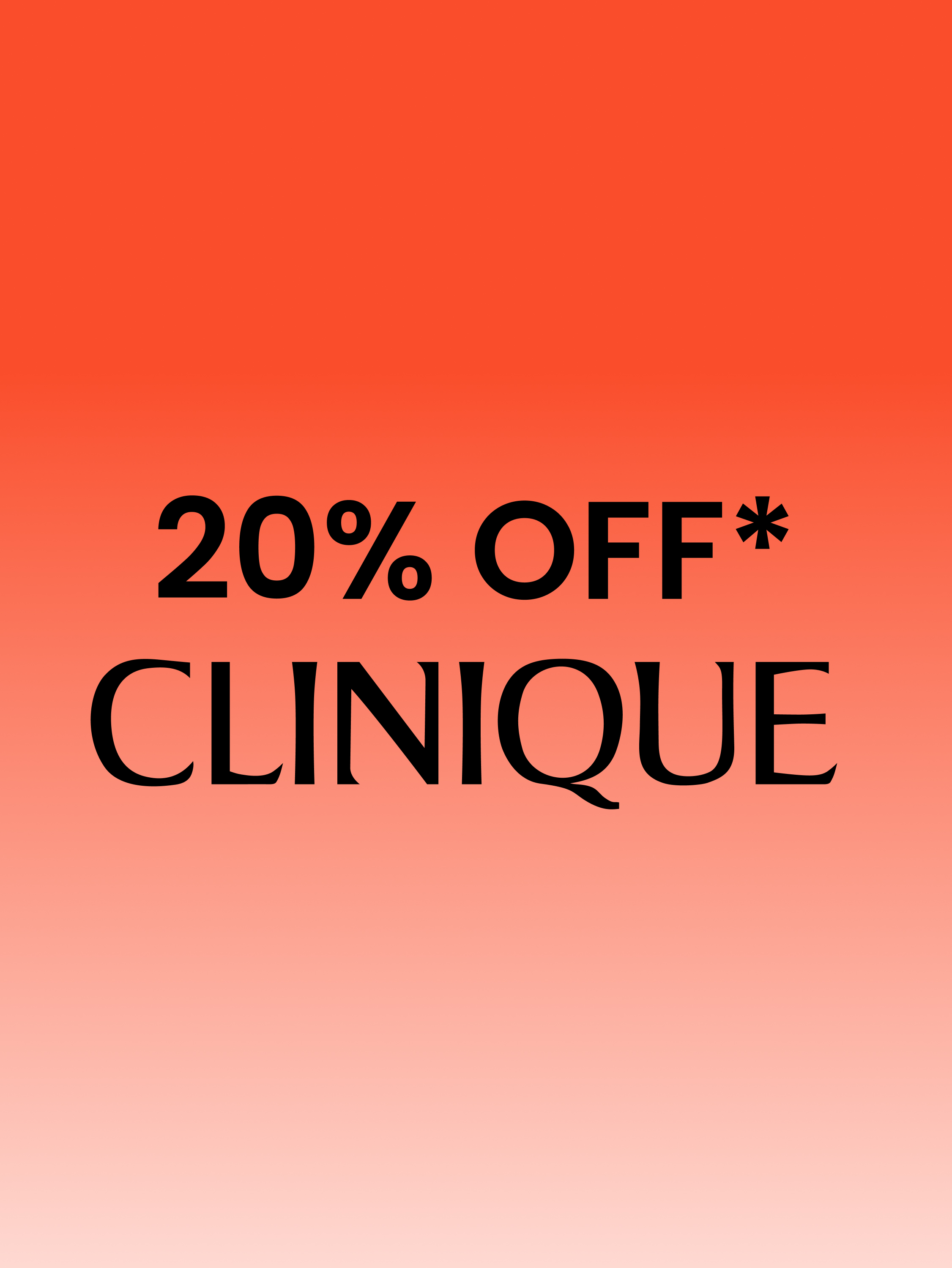 Click here to shop 20% off Clinique now.