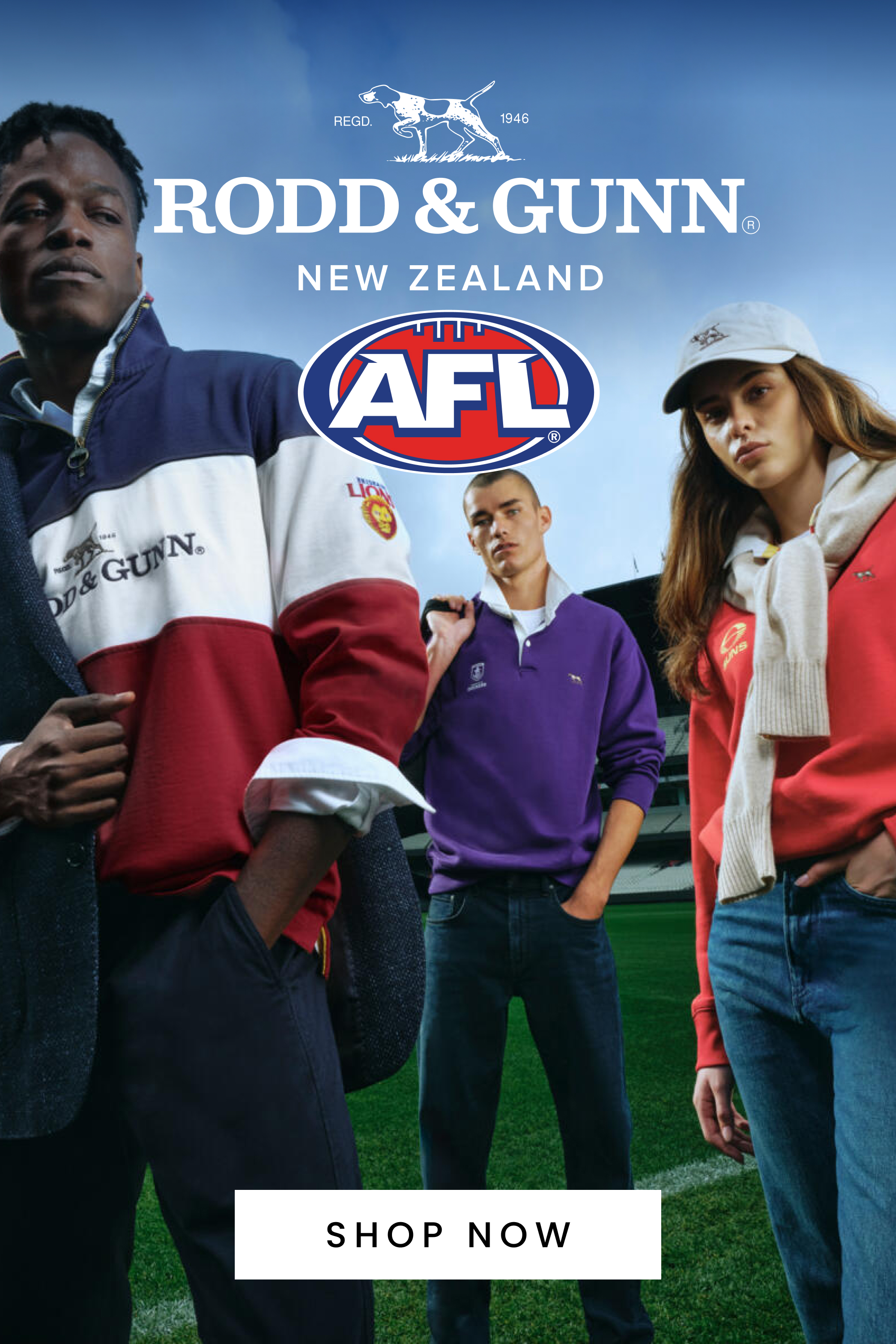 AFL Rodd & Gunn. Shop Now