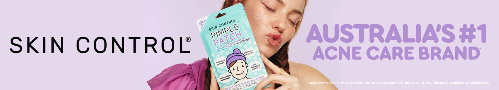 Skin Control. Australia's number 1 acne care brand.