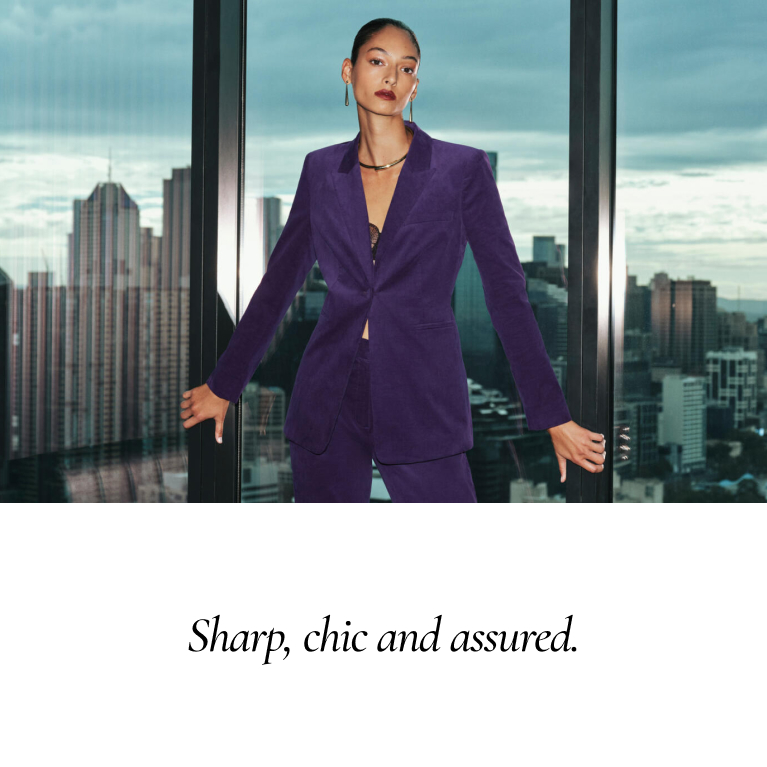 Sharp, chic and assured.