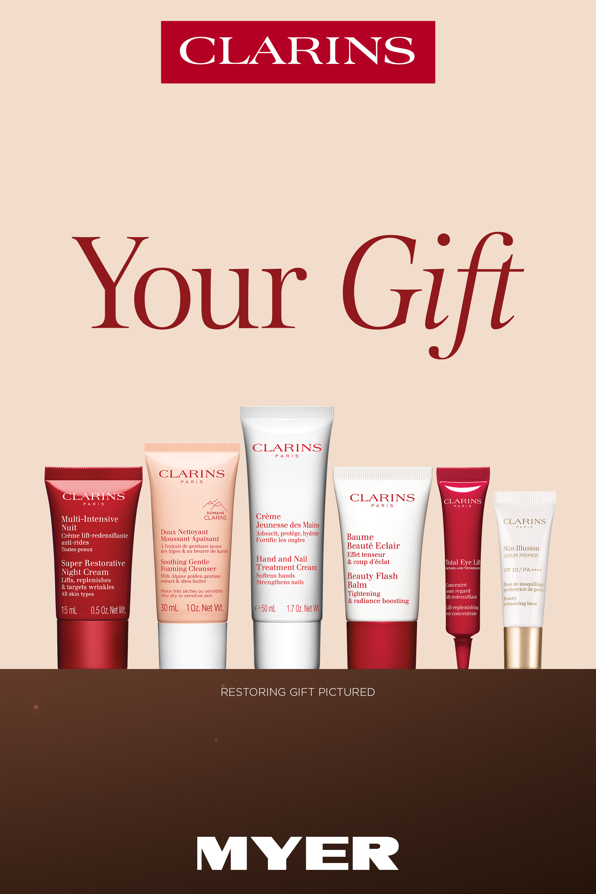 Your Clarins Gift. Shop Now