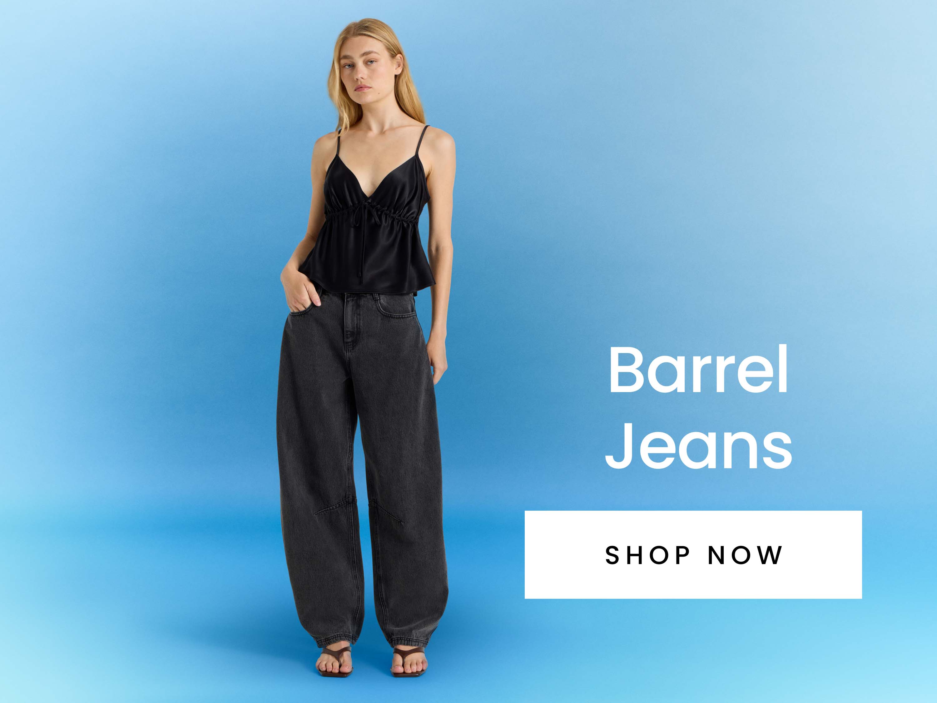 Women's curve denim jeans. Shop now.