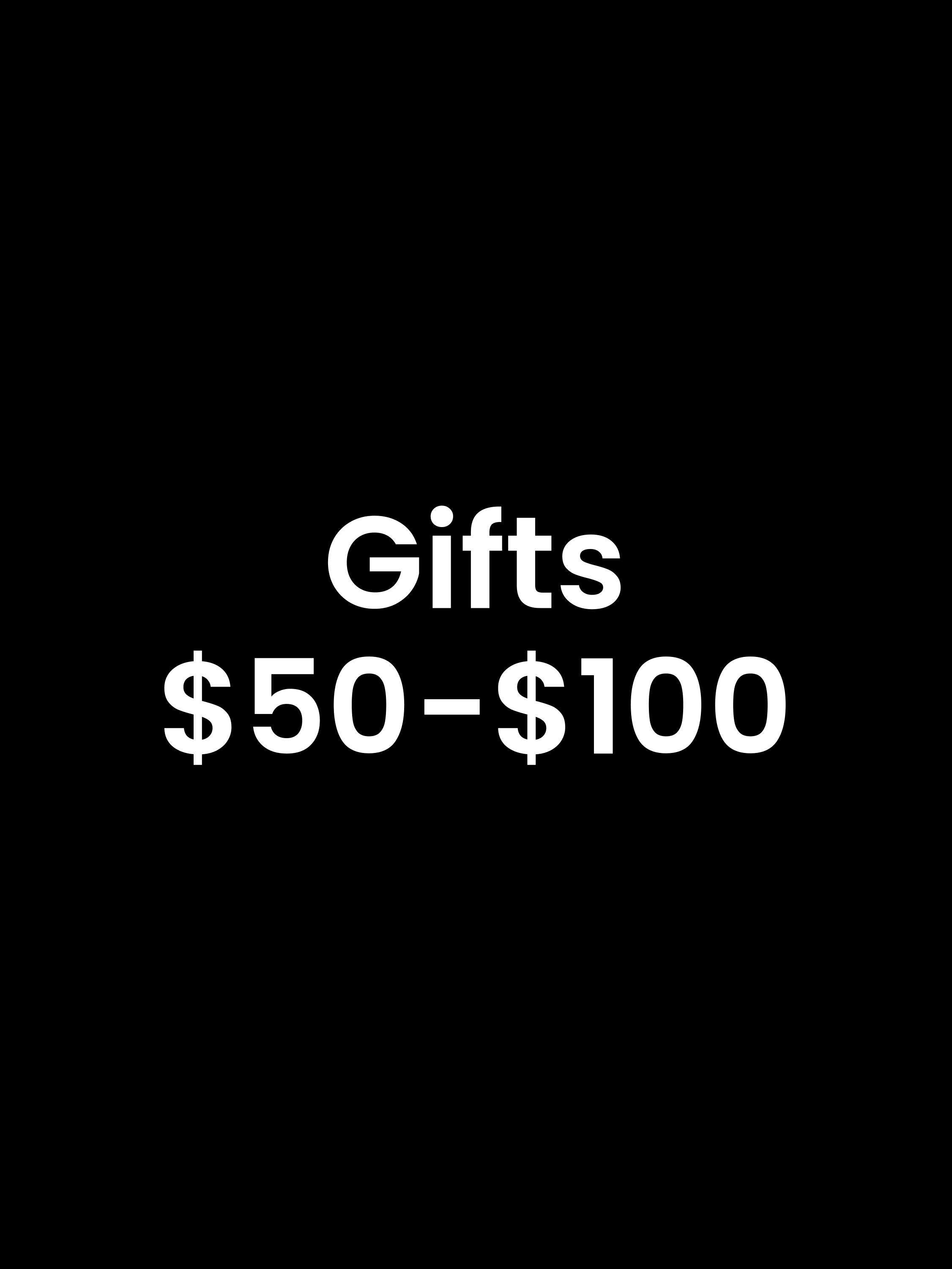 Gifts $50-$100