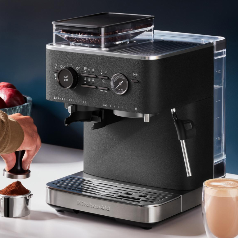 Click here to shop the KitchenAid Semi Automatic Espresso Machine