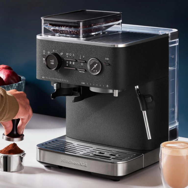 Click here to shop the KitchenAid Semi Automatic Espresso Machine