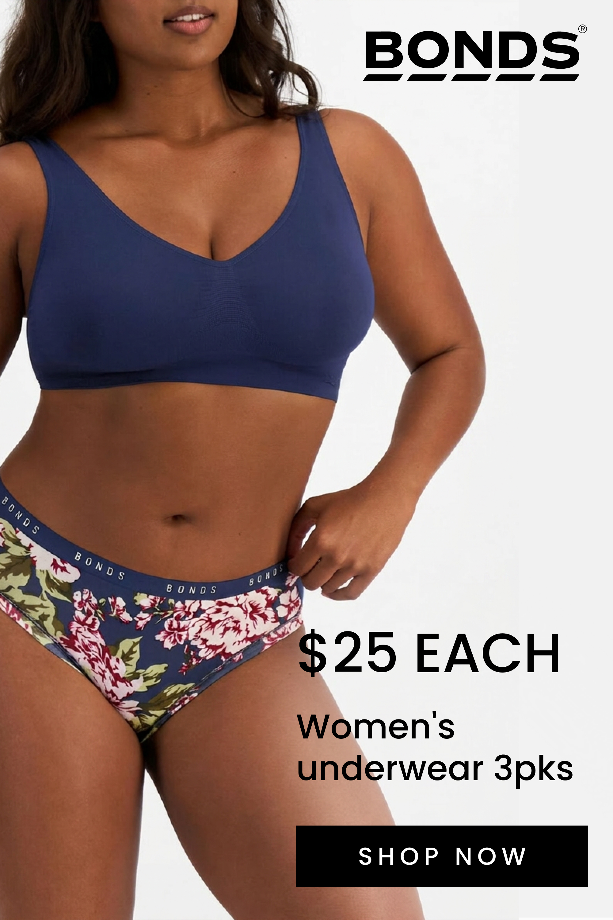 Bonds women's underwear 3pks $25ea. Shop Now