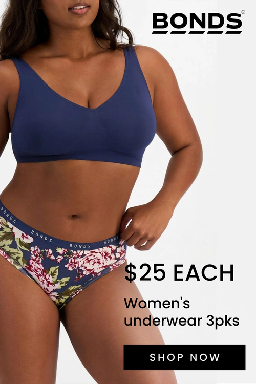 Bonds women's underwear 3pks $25ea. Shop Now