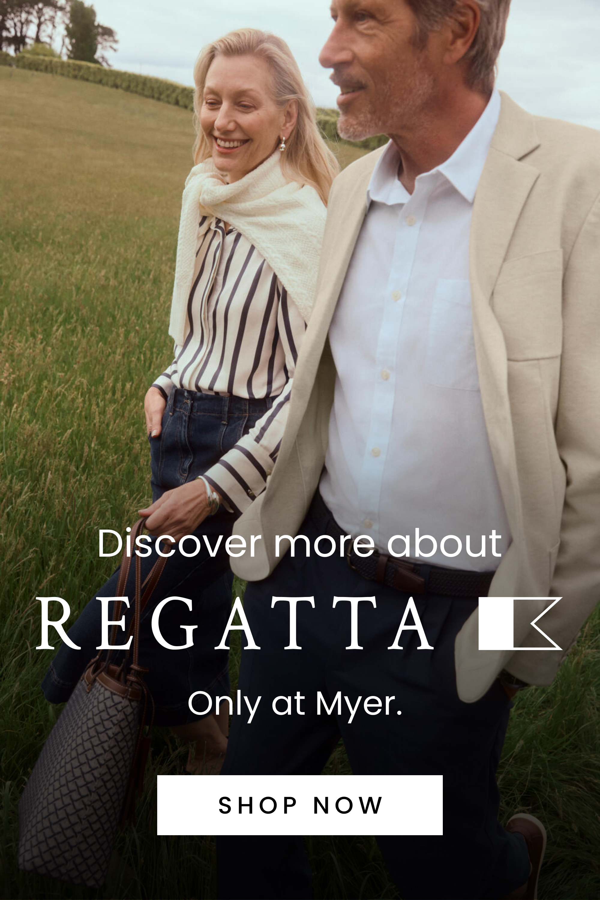 Discover more about Regatta, our new exclusive brand to Myer. Click here to shop now.