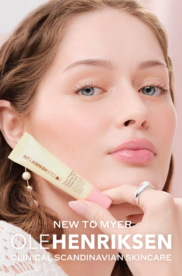 New to Myer, Ole Henriksen.