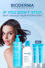 Bioderma. If you don't stop, why should your hydration?