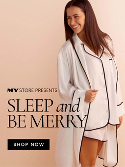 Mystore presents Sleep and Be Merry. Click here to shop now.
