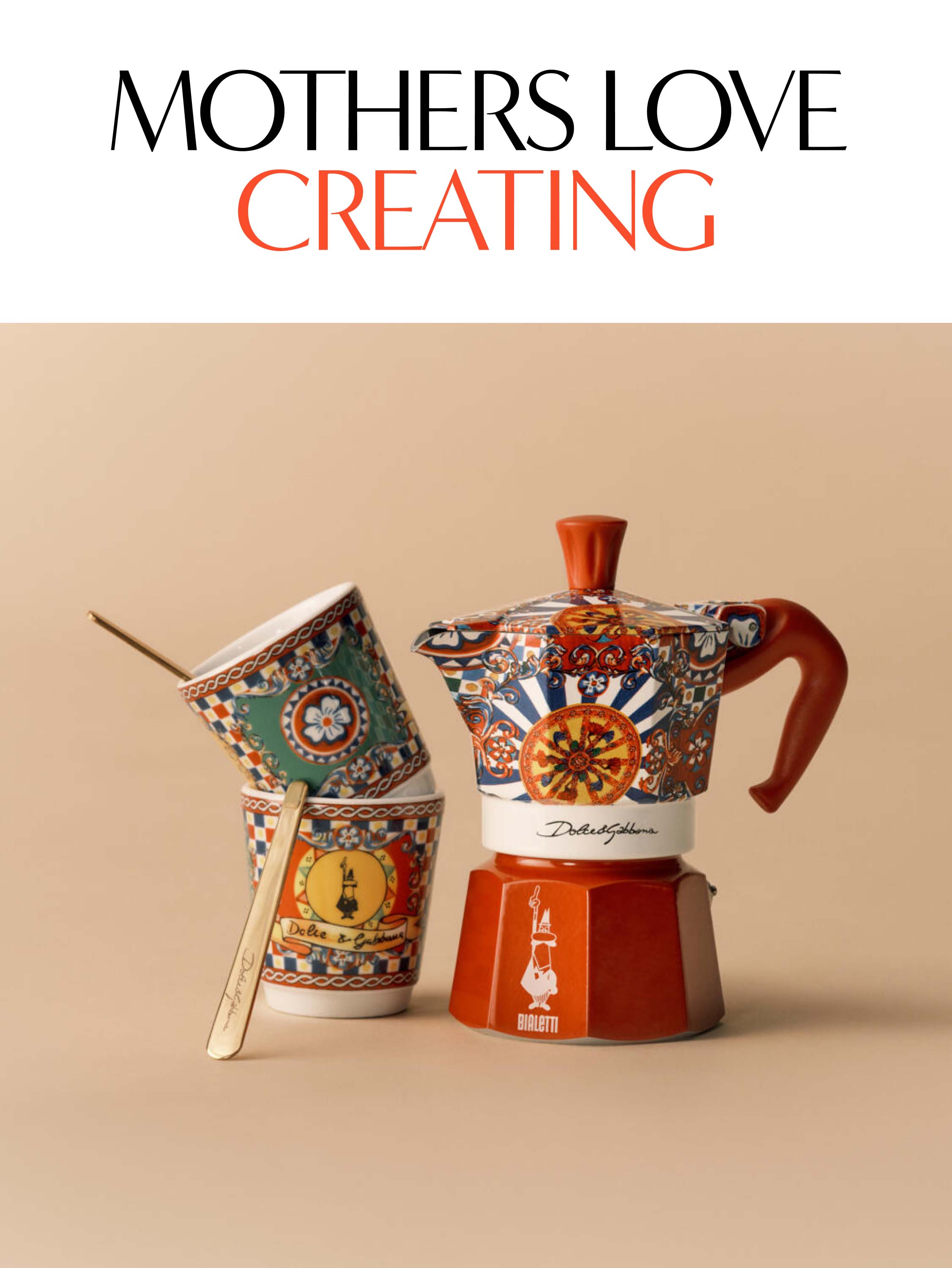 Mothers love creating.