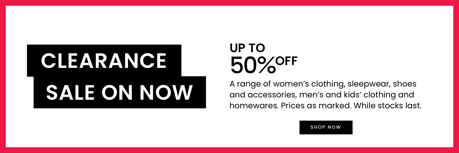 Myer Stocktake Sale On Now Up To 50 Off MYER