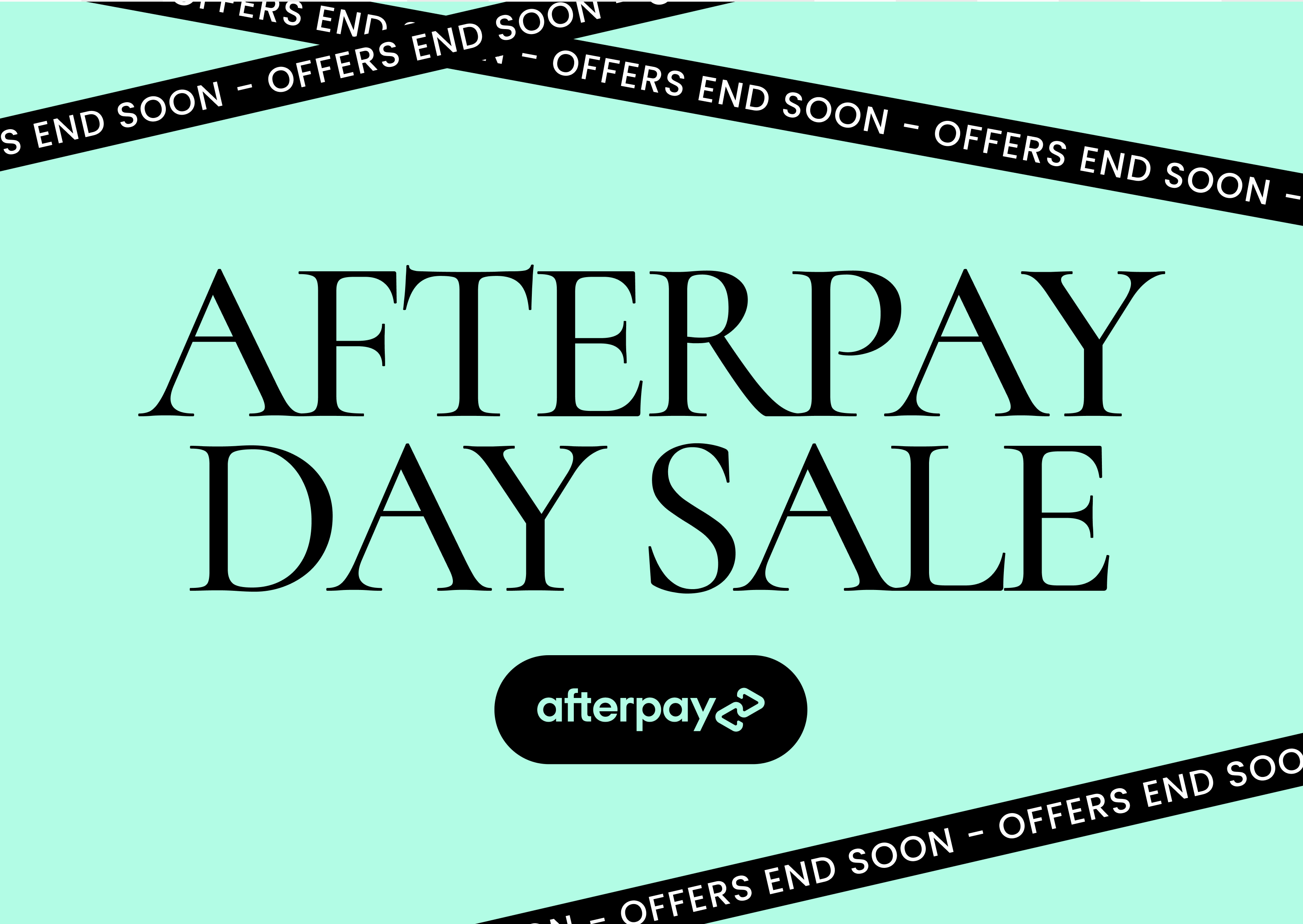 Afterpay day sale. Click here to shop now.