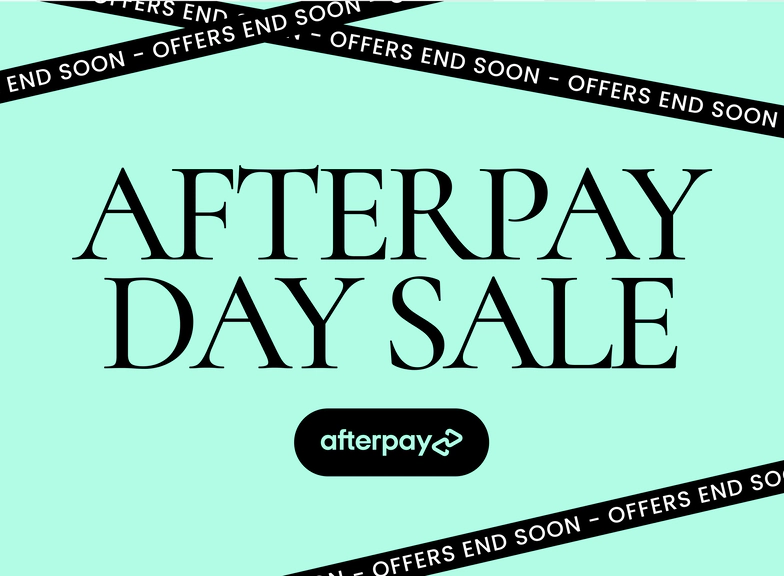 Afterpay day sale. Click here to shop now.