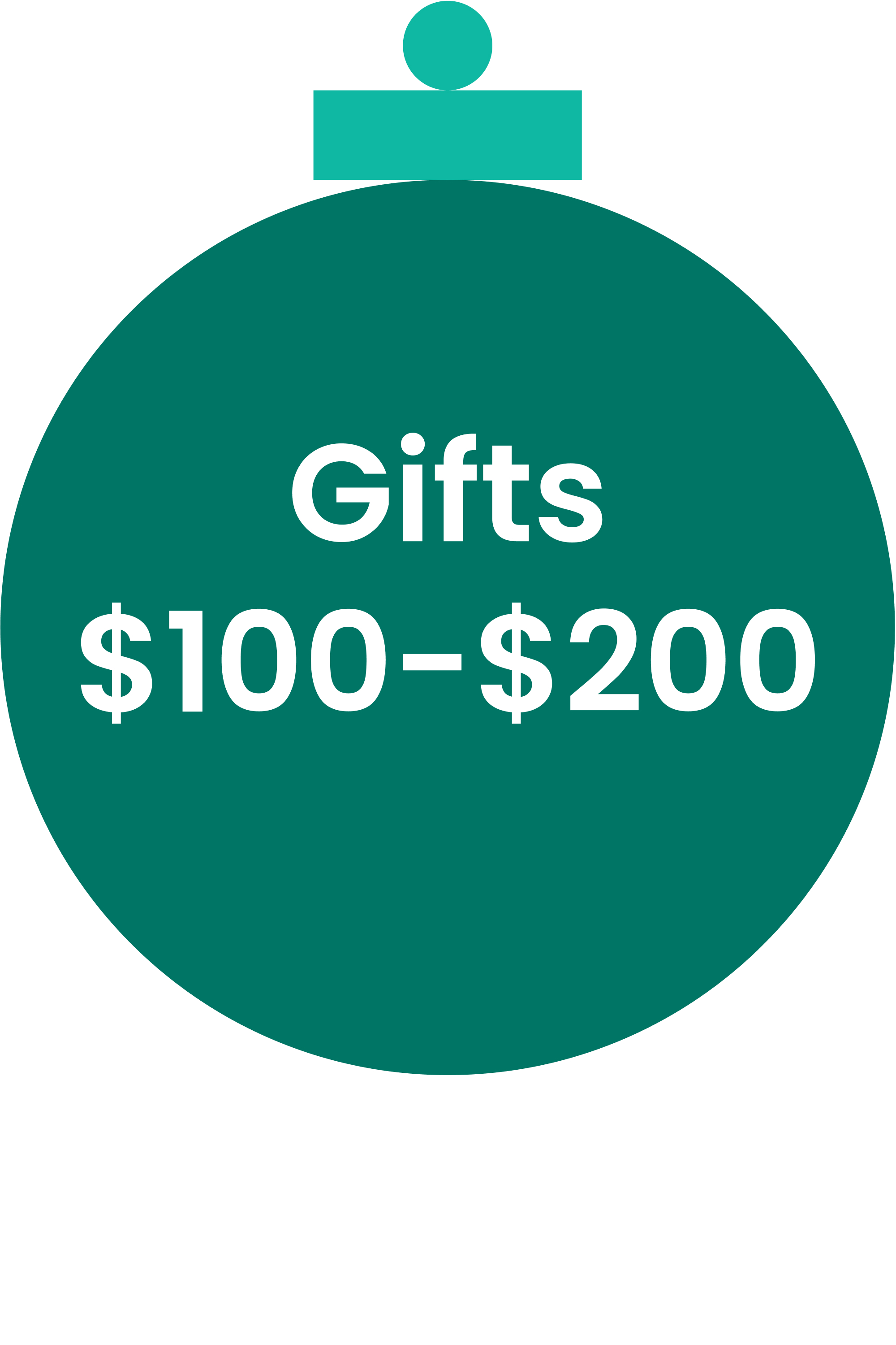 Gifts $100-$200