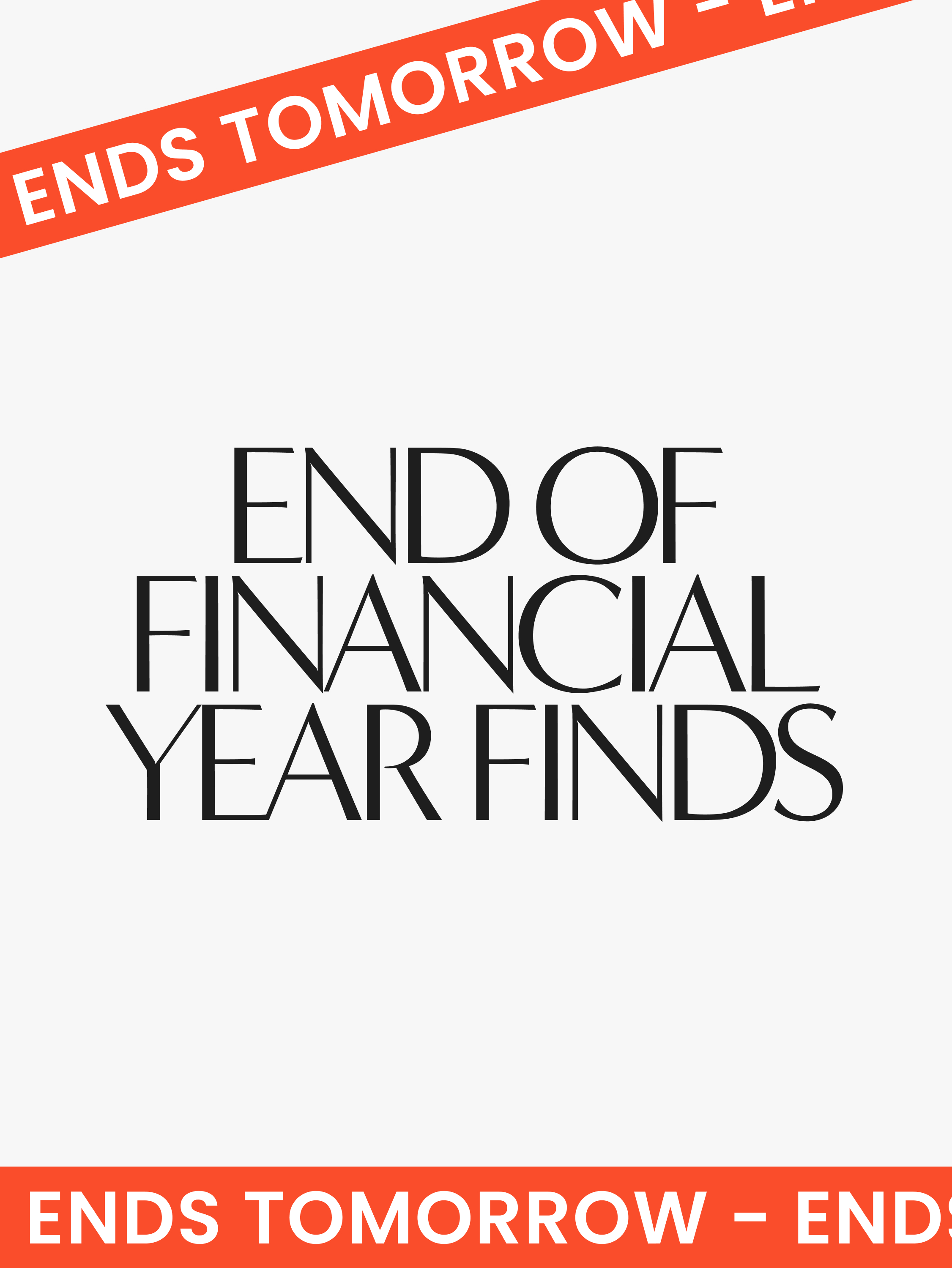 EOFY ends tomorrow