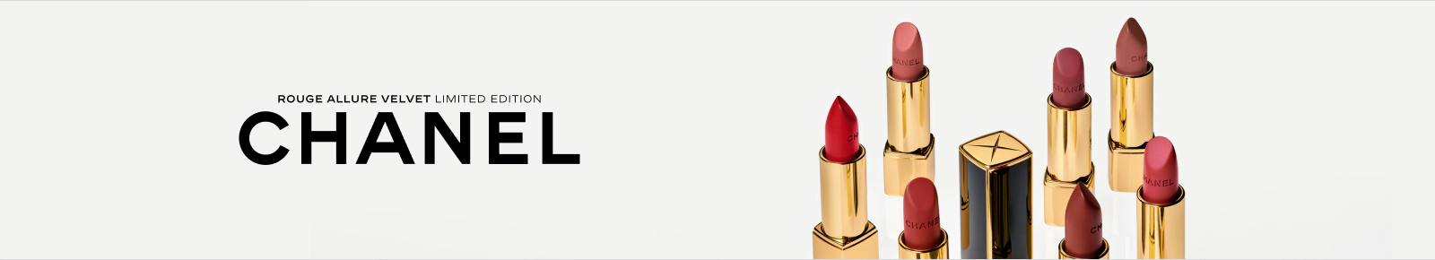 Click here to shop the Chanel Rouge Allure Velvet, limited edition.