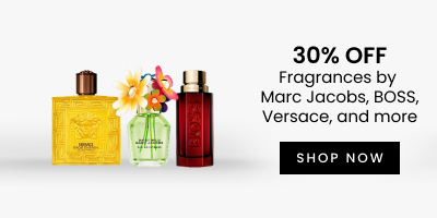 Click here to shop 30% off Fragrances Marc Jacobs, BOSS, Versace, and more