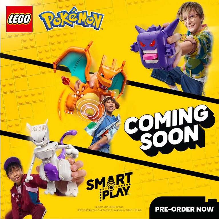 Pokemon LEGO®. Smart play Coming Soon