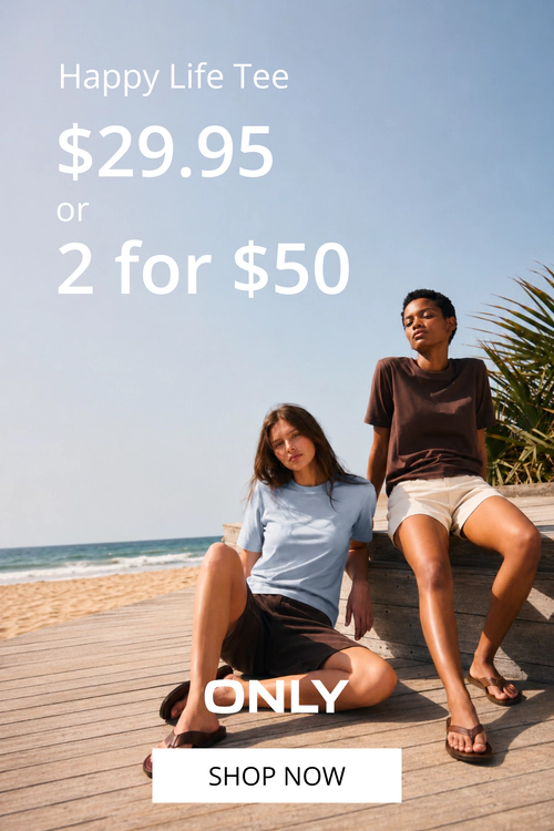 Happy Life Tee
$29.95
or
2 for $50