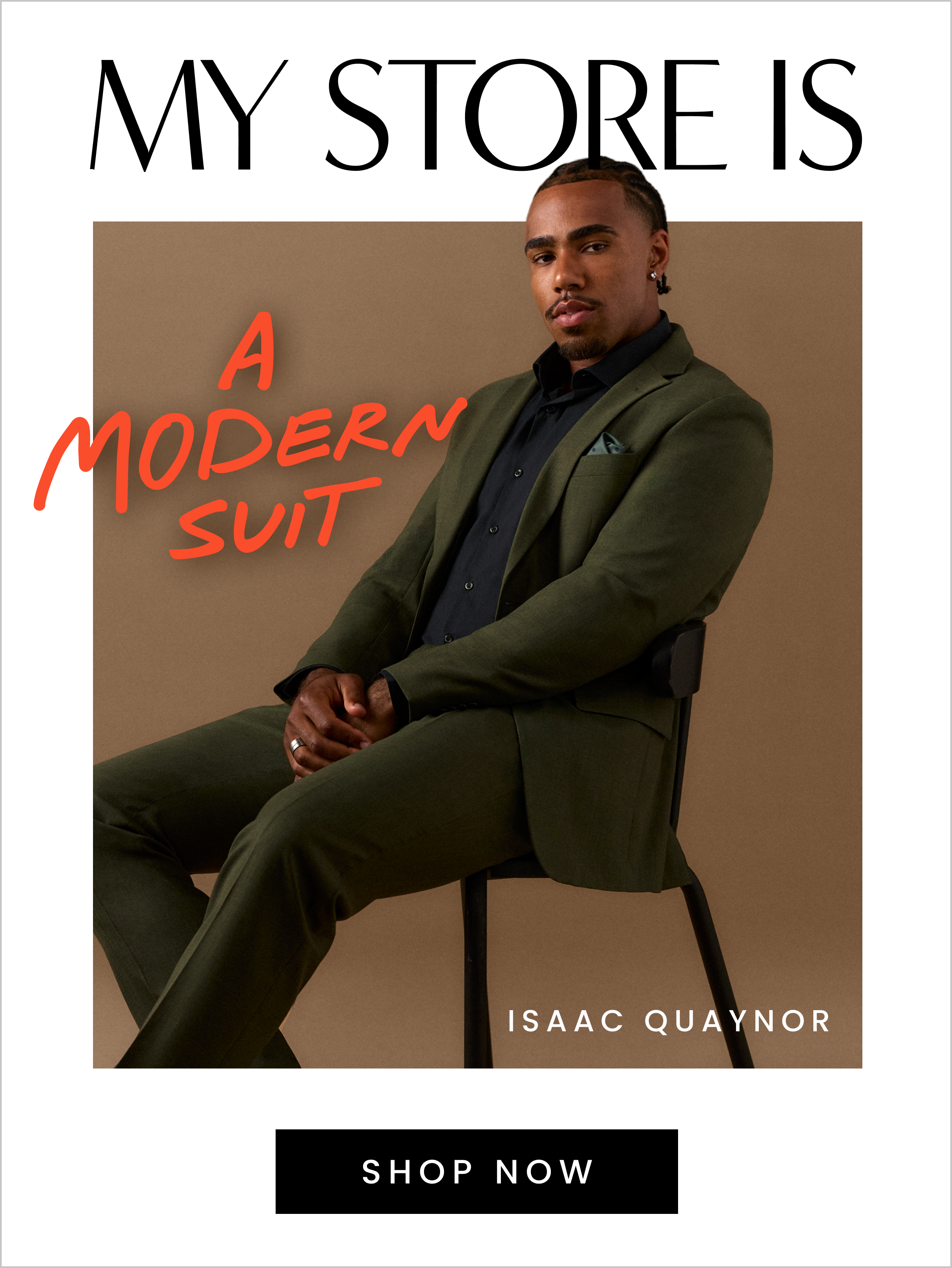 Mystore is a modern suit. Click here to shop now.