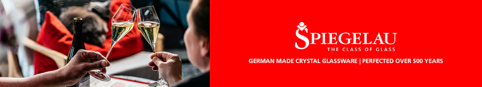 Spiegelau German made glass silverware perfected for 500 years.