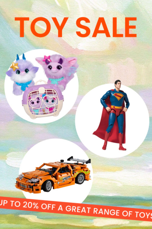 Up to 20% off Toy Sale on now